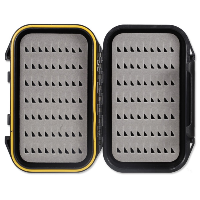 Taimen ABS Waterproof Pocket Fly Box Black EG-419