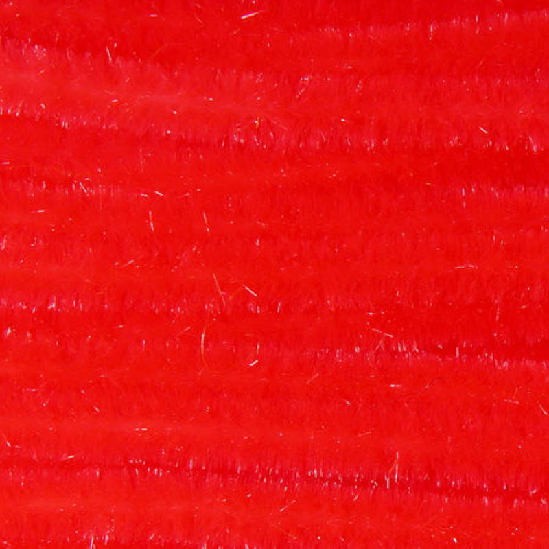 Hareline Ultra Chenille Medium #139 Fluo Red-24203
