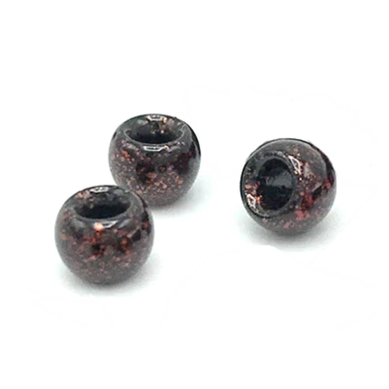 Hareline Tungsten Beads #15 Black Ruby 5.5mm-24439