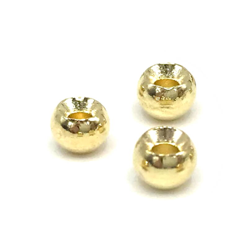 Hareline Tungsten Beads #153 Gold 5.5mm-24468