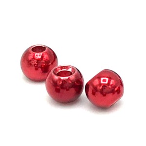 Hareline Tungsten Beads #238 Metallic Red 5.5mm