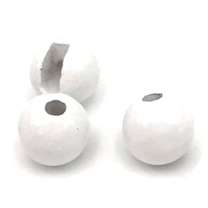 Hareline Tungsten Slot Beads Fluo White #141 5.5mm