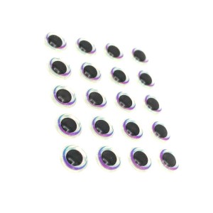 Hareline 3D Holographic Eyes 7/32 Super Pearl #367