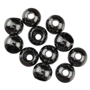 Hareline Brite Beads Black Nickel 25 szt. 4.8mm