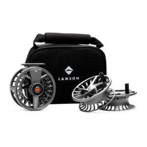 Lamson kołowrotek Liquid S -5+ HD 3-Pack Smoke