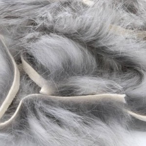 Hareline Rabbit Strips Chinchilla
