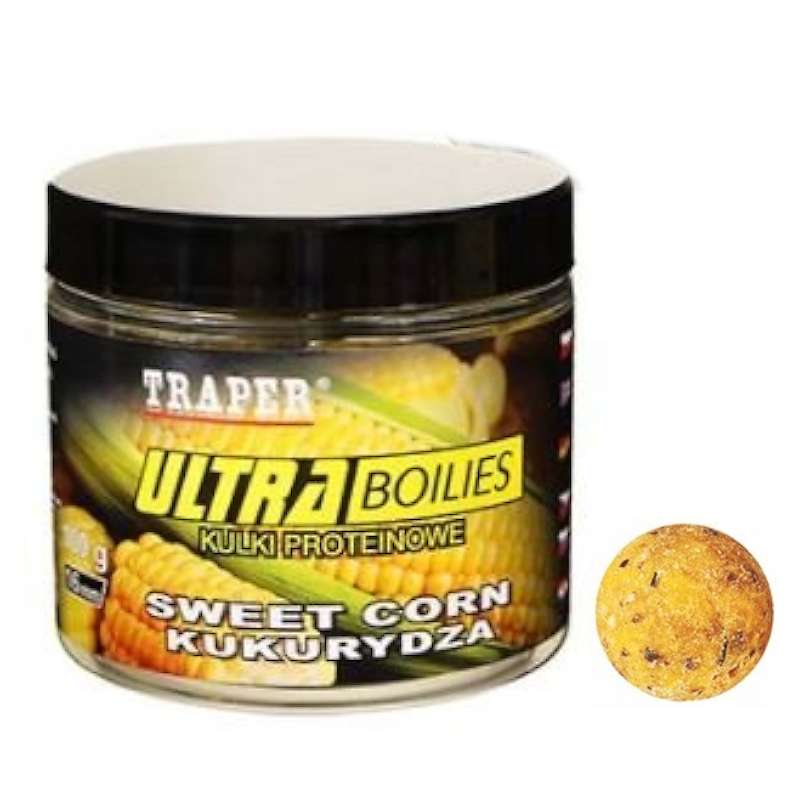 Traper Kulki Ultra Boilies Hookbait Kukurydza 12mm-73004