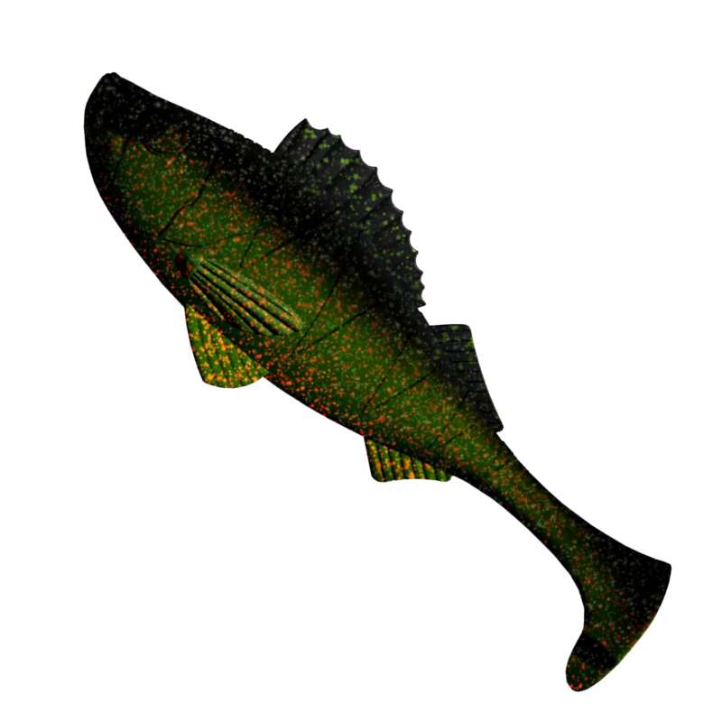 Libra Lures Perch Shad 132 Motor Oil Green 12.5cm -73142