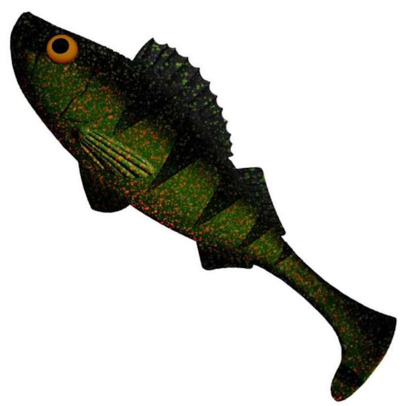 Libra Lures Perch Shad 132 Motor Oil Green 17.5cm -73157