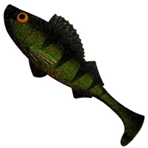 Libra Lures Perch Shad 132 Motor Oil Green 17.5cm 
