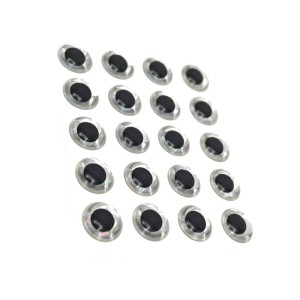 Hareline 3D Holographic Eyes #344 Silver