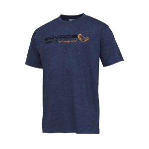Savage Gear Signature Logo T-shirt BlueMelange XXL