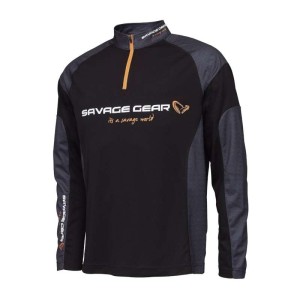 Savage Gear Tournament Gear Shirt Black Ink M