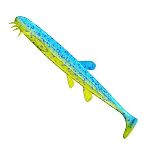 Libra Lures Musta Shad 127 Lime Chart/Blue 12.5cm 
