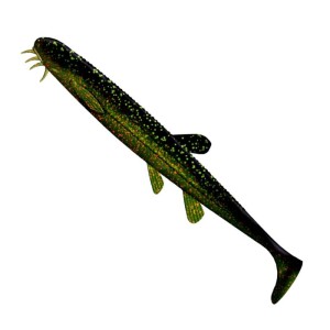 Libra Lures Musta Shad 132 Motor Oil Green 12.5cm 