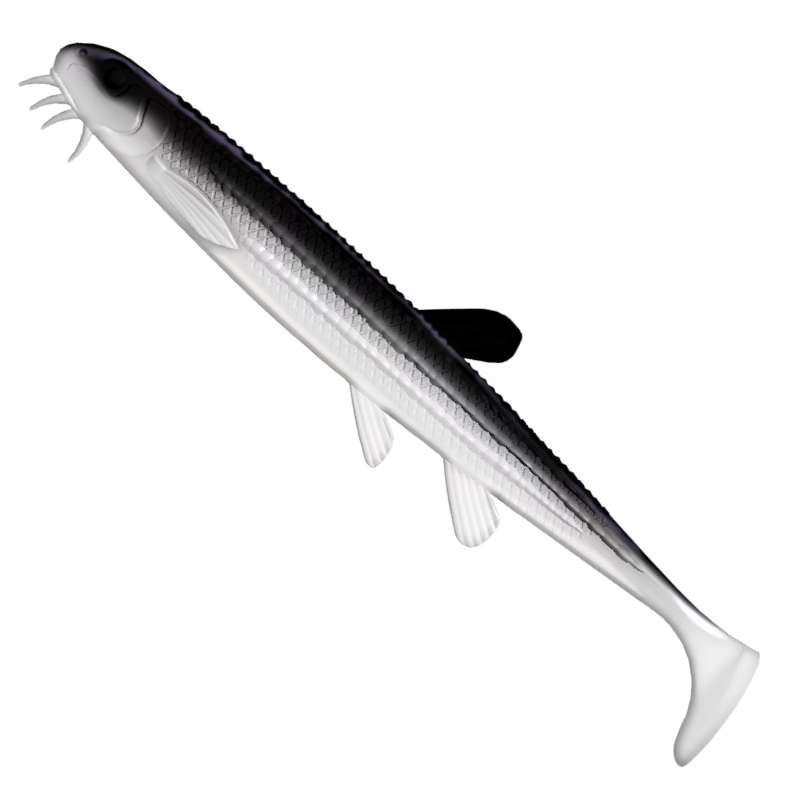 Libra Lures Musta Shad 001 White 17.5cm -73469