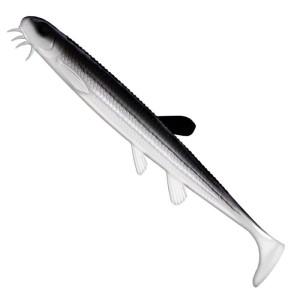 Libra Lures Musta Shad 001 White 17.5cm 