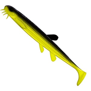 Libra Lures Musta Shad 006 Hot Yellow 17.5cm 