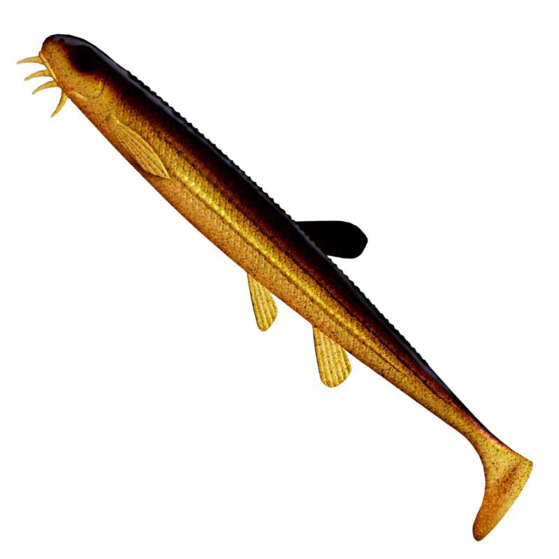 Libra Lures Musta Shad 009 Gold 17.5cm -73476