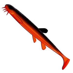Libra Lures Musta Shad 011 Hot Orange 17.5cm 