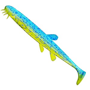 Libra Lures Musta Shad 127 Lime Chart/Blue 17.5cm 