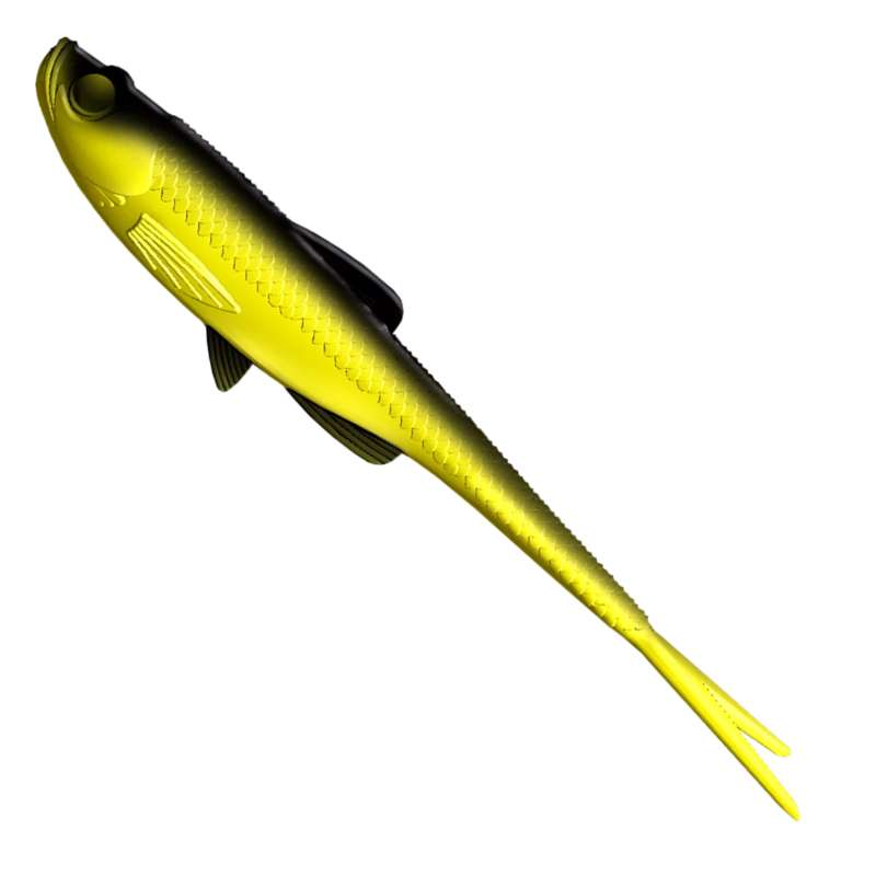 Libra Lures Bleak V-Tail Hot Yellow  20cm-73496