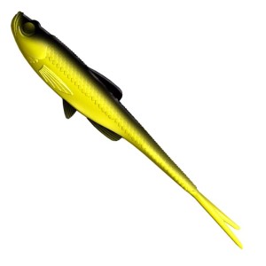 Libra Lures Bleak V-Tail Hot Yellow  20cm