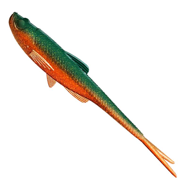 Libra Lures Bleak V-Tail Angry Carrot 20cm-73491
