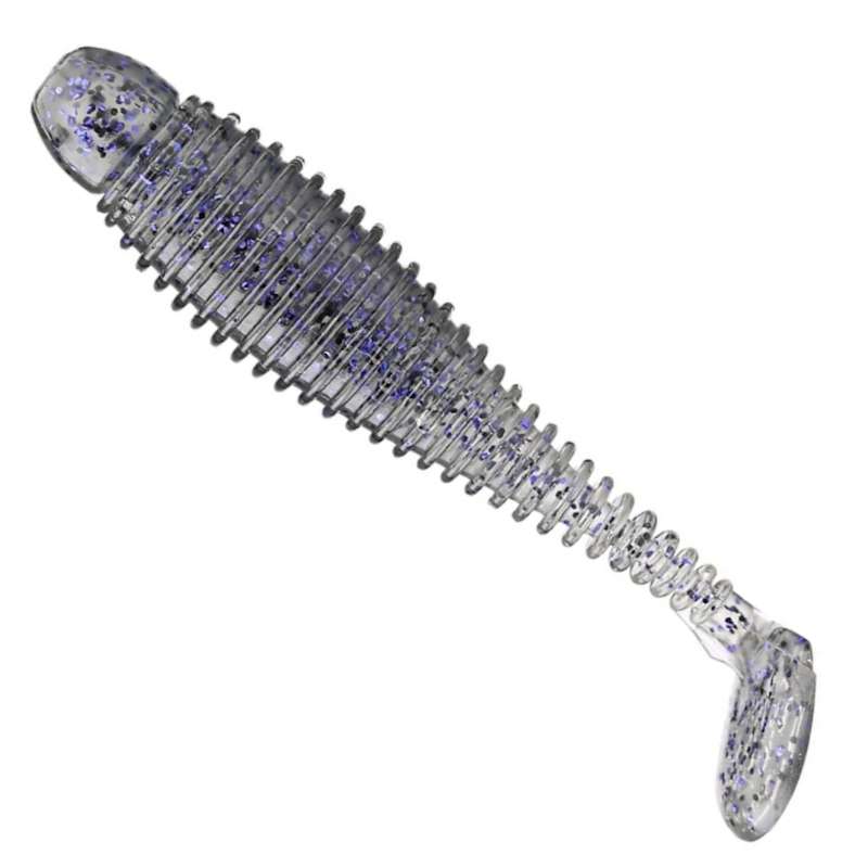 Lunker City Grubster #221 Smoke Purple Pepper 7cm-73576