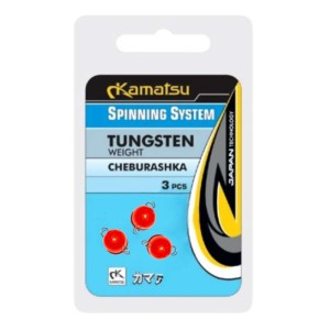 Kamatsu Czeburaszki Wolframowe Czerwone 6g 3szt