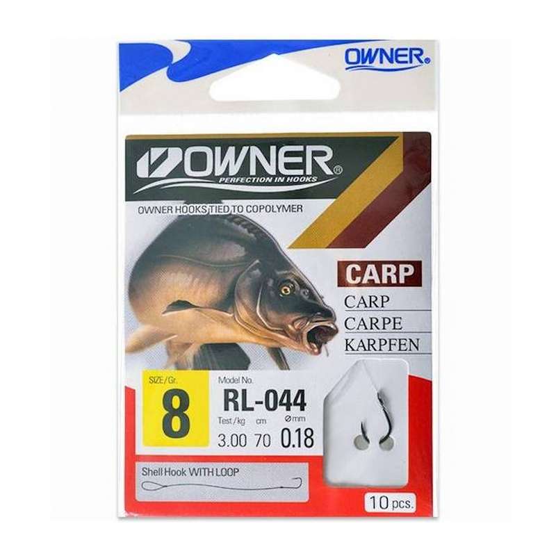 Owner Przypony RL-044 0.16mm 70cm Iseama 10 10szt.-73714