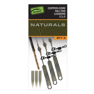 Fox Edges Naturals Copper-Core Heli Rigs 50lb 3szt
