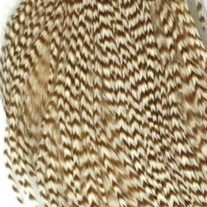 Hareline Half Cape #170 Grizzly Bleached