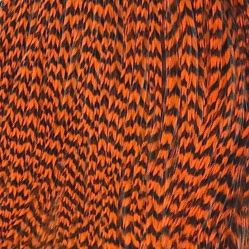 Hareline Half Cape #174 Grizzly Hot Orange-24637