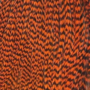 Hareline Half Cape #174 Grizzly Hot Orange