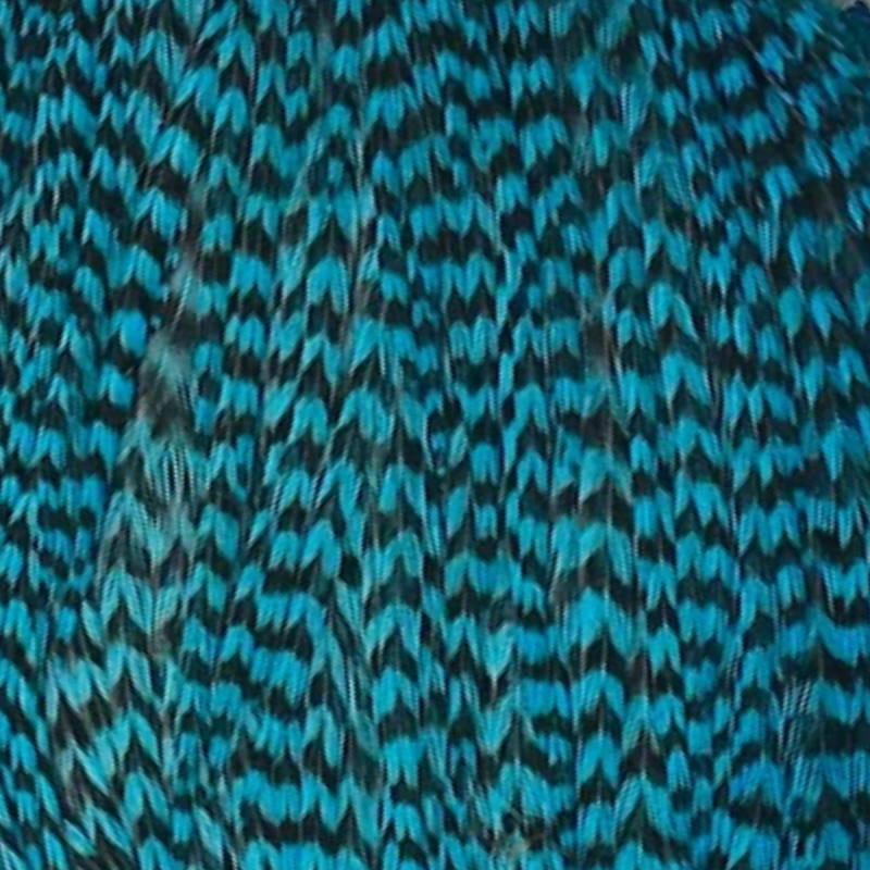 Hareline Half Cape #371 Grizzly Teal Blue-24643