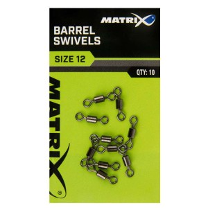 Matrix Krętliki Barrel Swivel 12 10szt.