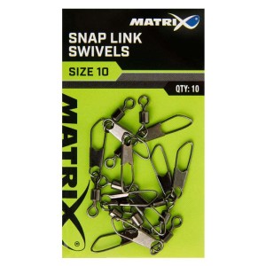 Matrix Agrafki Snap Link Swivel 16 10szt.