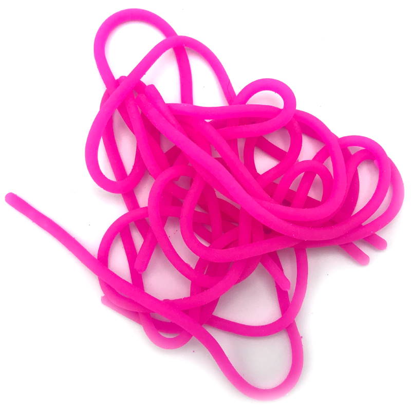 Hareline Squirmy Wormies #150 Hot Pink-24663