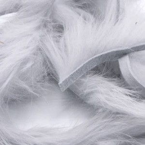 Hareline Rabbit Strips Silver Gray