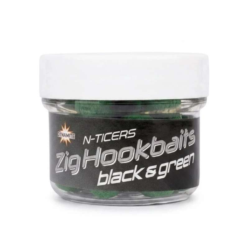 Dynamite Baits ZigHookbaits black green-74259