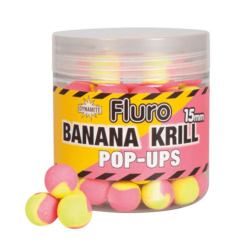 Dynamite Baits Two Tone Pop-Ups Krill Banana 20mm-74250