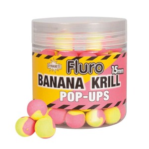 Dynamite Baits Two Tone Pop-Ups Krill Banana 20mm