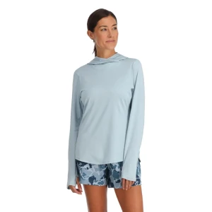 Bluza damska przeciwsłoneczna Simms Women's SolarFlex Hoody Steel Blue Heather