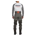 Spodniobuty Simms G3 Guide Pant Gunmetal – na sylwetce, z tyłu