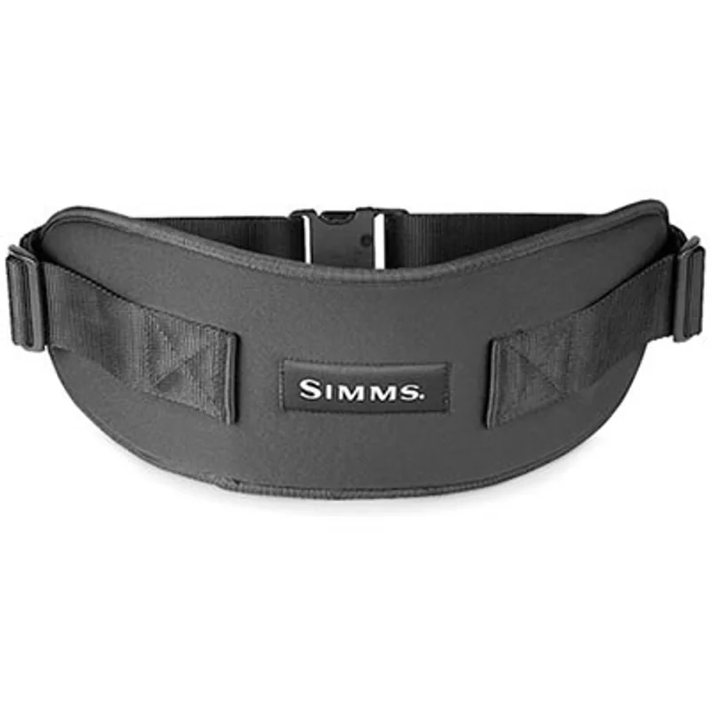 Pas do woderów Simms BackSaver Wading Belt Black – z przodu
