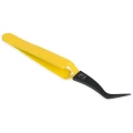 Pęseta do dubbingu Loon Micro Tip D-Loop Tweezer – Yellow 1.webp