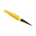 Pęseta do dubbingu Loon Mini Straight D-Loop Tweezer – Yellow 1.webp