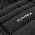Bezrękawnik ocieplany Simms Fall Run Insulated Vest Black – matowa tkanina z logo Simms