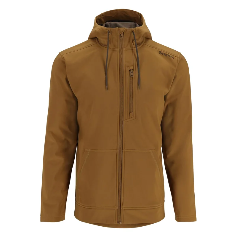 Kurtka softshell Simms Rogue Hoody Bronzeback – przód